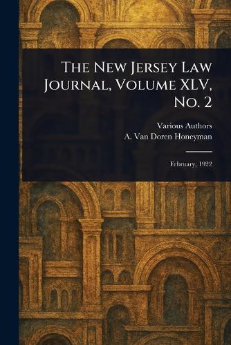 The New Jersey Law Journal, Volume XLV, No. 2  by Various at Abbey's Bookshop, 