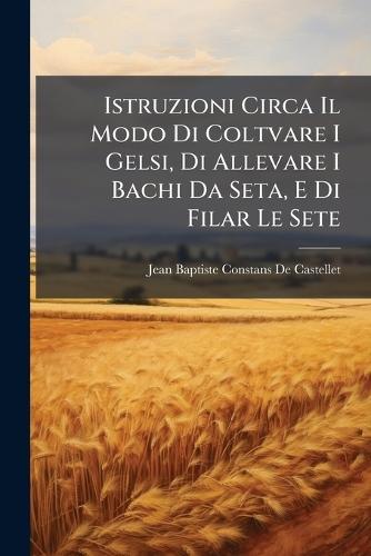 Istruzioni Circa Il Modo Di Coltvare I Gelsi, Di Allevare I Bachi Da Seta, E Di Filar Le Sete  by Jean Baptiste Constans De Castellet at Abbey's Bookshop, 