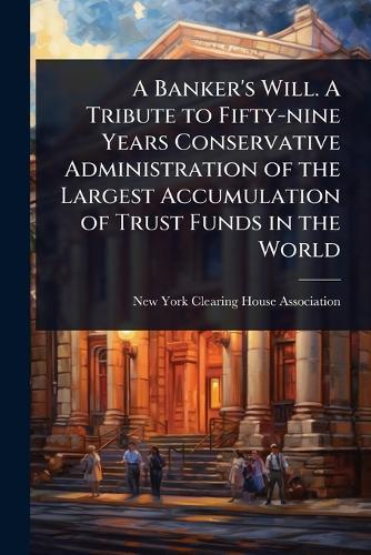 A Banker's Will. A Tribute to Fifty-nine Years Conservative Administration of the Largest Accumulation of Trust Funds in the World  by New York Clearing House Association at Abbey's Bookshop, 