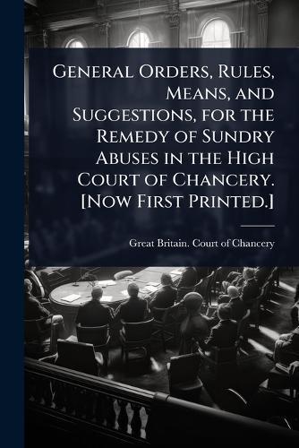 General Orders, Rules, Means, and Suggestions, for the Remedy of Sundry Abuses in the High Court of Chancery. [Now First Printed.]  by Great Britain Court of Chancery at Abbey's Bookshop, 