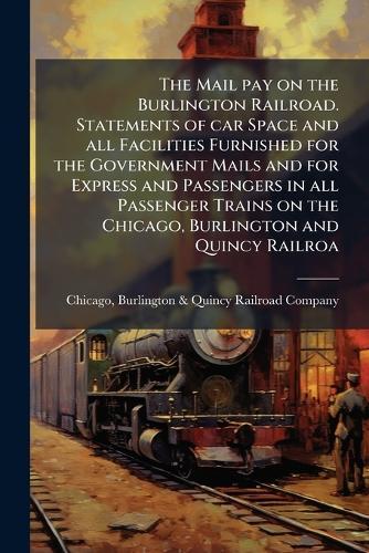 The Mail pay on the Burlington Railroad. Statements of car Space and all Facilities Furnished for the Government Mails and for Express and Passengers in all Passenger Trains on the Chicago, Burlington and Quincy Railroa  by Burlington & Quincy Railroad Chicago at Abbey's Bookshop, 