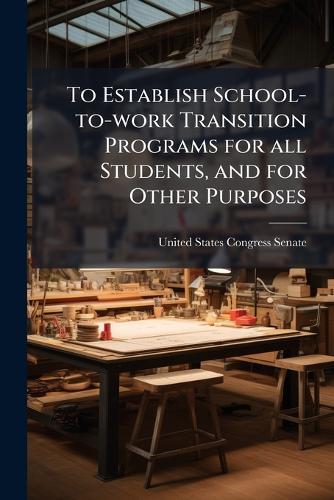 To Establish School-to-work Transition Programs for all Students, and for Other Purposes  by United States Congress Senate at Abbey's Bookshop, 