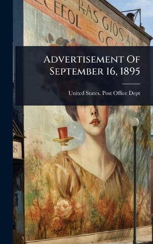 Advertisement Of September 16, 1895  by United States Post Office Dept at Abbey's Bookshop, 