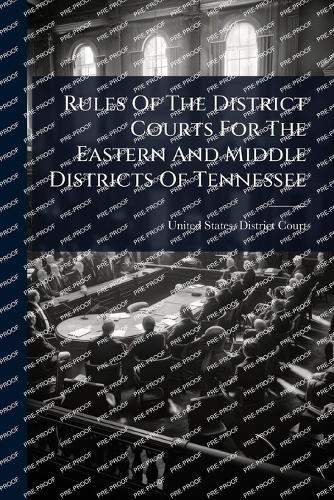 Rules Of The District Courts For The Eastern And Middle Districts Of Tennessee  by United States District Court (Tennes at Abbey's Bookshop, 