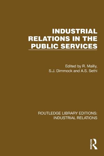 Industrial Relations in the Public Services