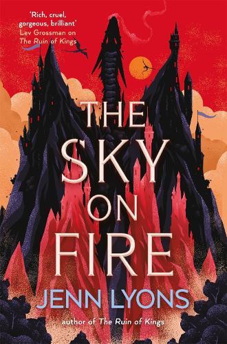 The Sky on Fire  by Jenn Lyons at Abbey's Bookshop, 