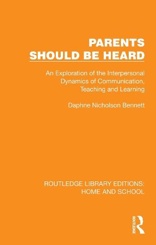 Parents Should Be Heard  by Daphne Nicholson Bennett at Abbey's Bookshop, 