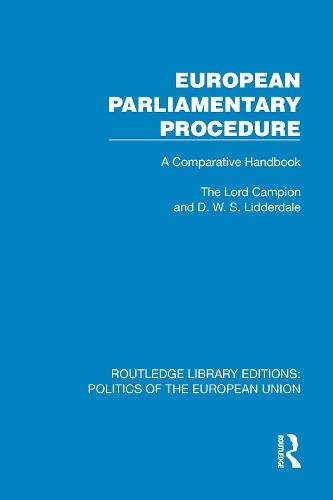 European Parliamentary Procedure  by Lord Campion at Abbey's Bookshop, 