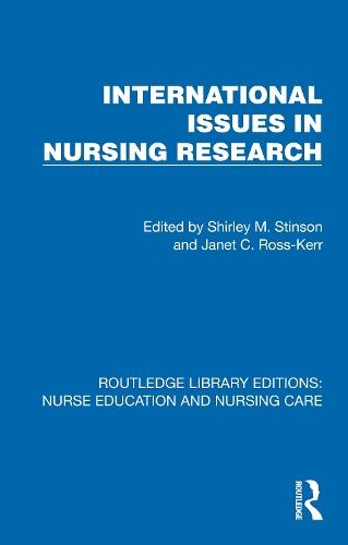 International Issues in Nursing Research  by Shirley M. Stinson at Abbey's Bookshop, 