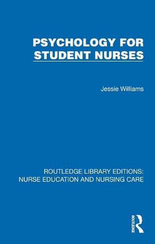Psychology for Student Nurses  by Jessie Williams at Abbey's Bookshop, 