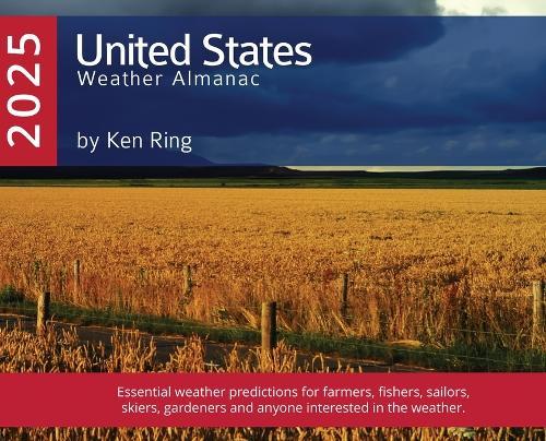 United States of America Weather Almanac 2025 (Hardback)  by Ken Ring at Abbey's Bookshop, 