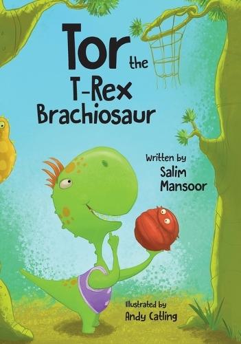 Tor the T-Rex Brachiosaur  by Salim Mansoor at Abbey's Bookshop, 
