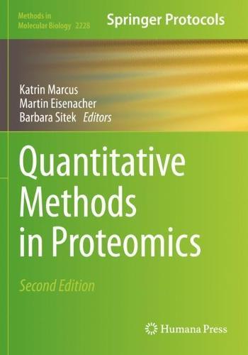 Quantitative Methods in Proteomics  by Katrin Marcus at Abbey's Bookshop, 