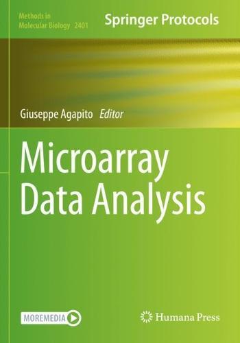 Microarray Data Analysis  by Giuseppe Agapito at Abbey's Bookshop, 