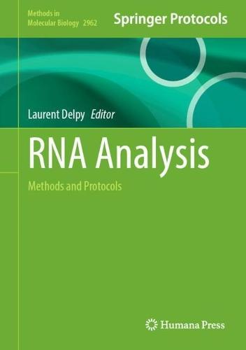 RNA Analysis: Methods and Protocols  by Laurent Delpy at Abbey's Bookshop, 