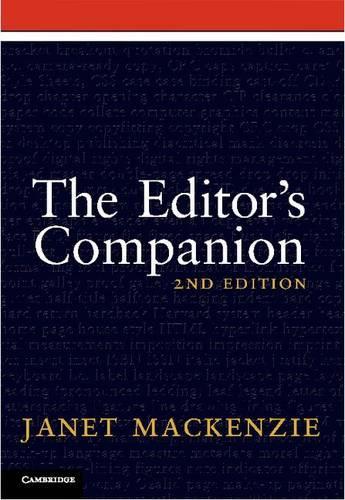 The Editor's Companion  by Janet Mackenzie at Abbey's Bookshop, 