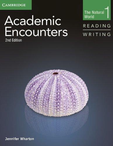Academic Encounters 1 The Natural World Reading & Writing Students Book PRICE ONLY WHILE STOCK LASTS  by Jennifer Wharton at Abbey's Bookshop, 