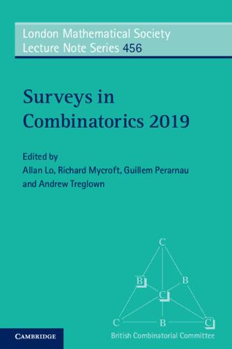 Surveys in Combinatorics 2019  by Allan Lo (University of Birmingham) at Abbey's Bookshop, 