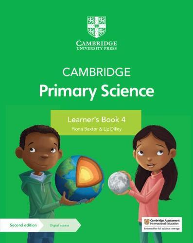 Cambridge Primary Science Learner's Book 4 with Digital Access (1 Year)  by Fiona Baxter at Abbey's Bookshop, 
