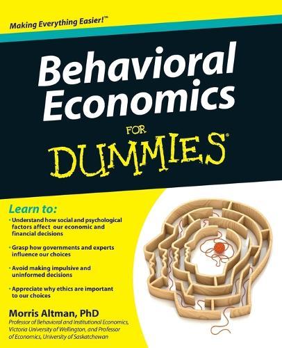 Behavioral Economics For Dummies  by Morris Altman at Abbey's Bookshop, 