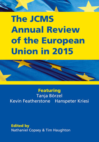 The JCMS Annual Review of the European Union in 2015  by Nathaniel Copsey (Aston University, UK) at Abbey's Bookshop, 