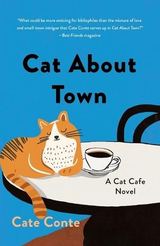 Cat About Town: A Cat Cafe Mystery  by Cate Conte at Abbey's Bookshop, 