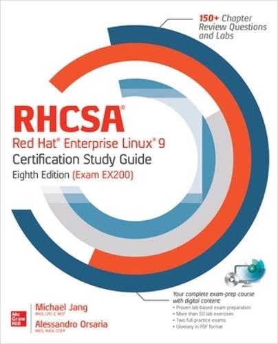 RHCSA Red Hat Enterprise Linux 9 Certification Study Guide, Eighth Edition (Exam EX200)  by Michael Jang at Abbey's Bookshop, 
