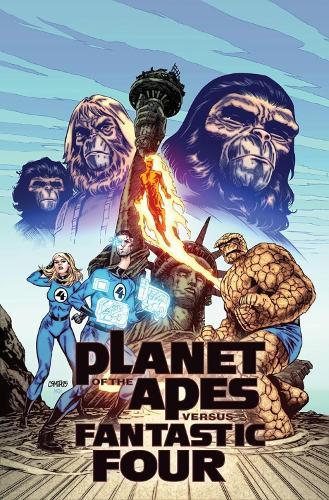 Planet Of The Apes Vs. Fantastic Four  by Josh Trujillo at Abbey's Bookshop, 