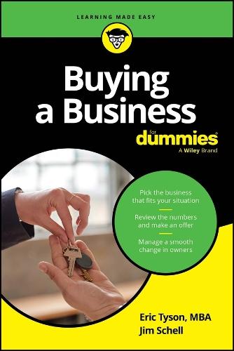Buying a Business For Dummies  by Eric Tyson at Abbey's Bookshop, 
