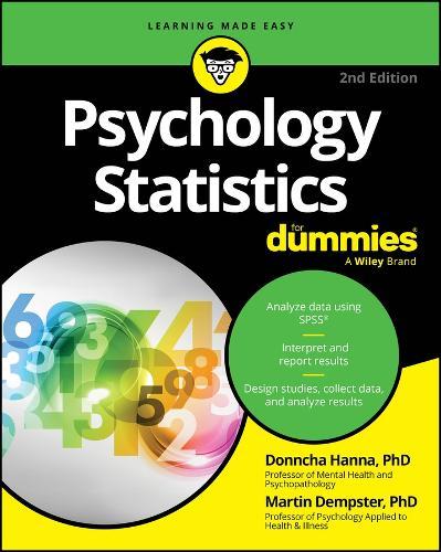 Psychology Statistics For Dummies  by Donncha Hanna at Abbey's Bookshop, 