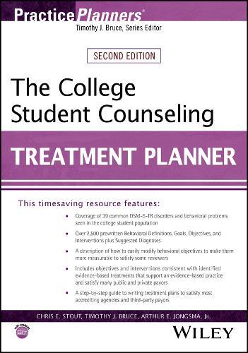 The College Student Counseling Treatment Planner  by Chris E. Stout (Forest Health Systems, Des Plaines, IL, USA) at Abbey's Bookshop, 