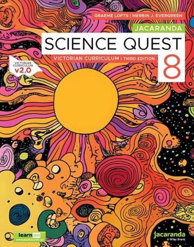 Jacaranda Science Quest 8 Victorian Curriculum, 3e learnON & Print  by Graeme Lofts (Clynton Educational Services Pty Ltd) at Abbey's Bookshop, 