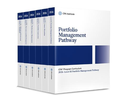 2026 CFA Program Curriculum Level III Portfolio Management Pathway Box Set  by CFA Institute at Abbey's Bookshop, 