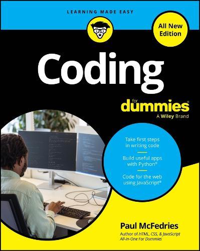 Coding For Dummies, All New Edition  by Paul McFedries at Abbey's Bookshop, 