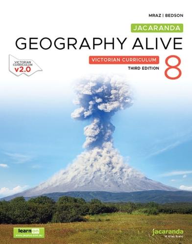 Jacaranda Geography Alive 8 Victorian Curriculum, 3e learnON and Print  by Judy Mraz at Abbey's Bookshop, 