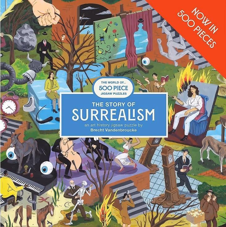 Story of Surrealism 500 PIece Jigsaw  by Marcel George at Abbey's Bookshop, 