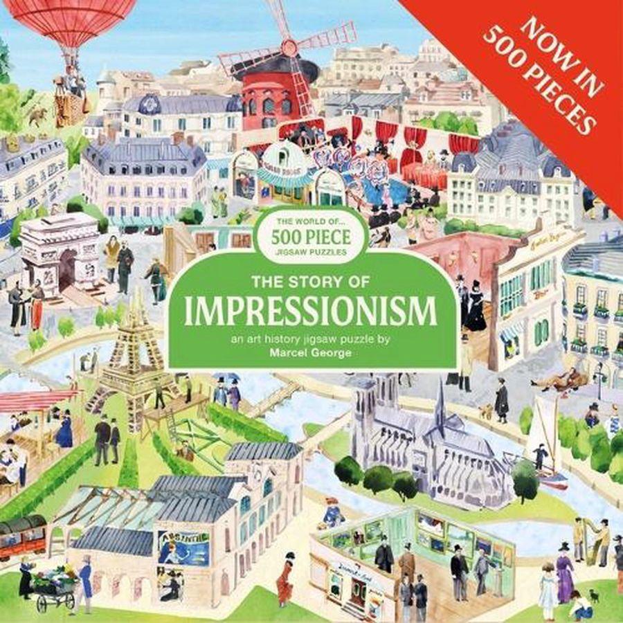 Story of Impressionism 500 Piece Jigsaw  by Marcel George at Abbey's Bookshop, 