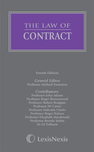 Principles of Australian Contract Law, 4E, Principles of Australian Contract Law: Cases and Materials, 4E and LexisNexis Questions and Answers: Contract Law, 6E (Bundle)