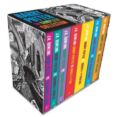 Harry Potter Box Set: Complete Collection (Woodcut Adult Cover Edition)  by J. K. Rowling at Abbey's Bookshop, 