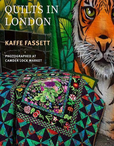 Kaffe Fassett's Quilts in London: Photographed in Historic Camden Lock  by Kaffe Fassett at Abbey's Bookshop, 