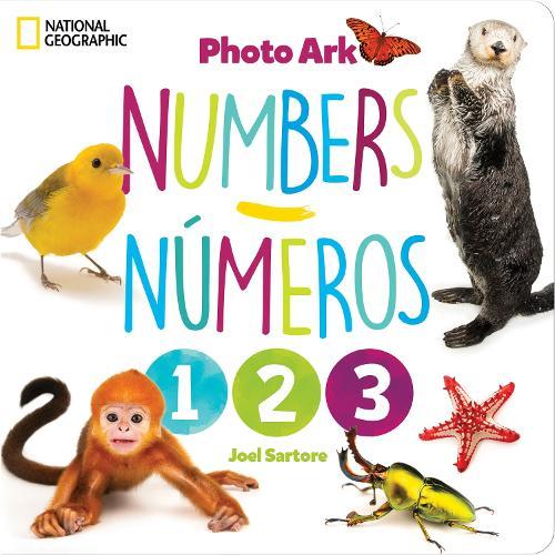 National Geographic Photo Ark Numbers / Números: Board Book: Bilingual English-Spanish  by Joel Sartore at Abbey's Bookshop, 