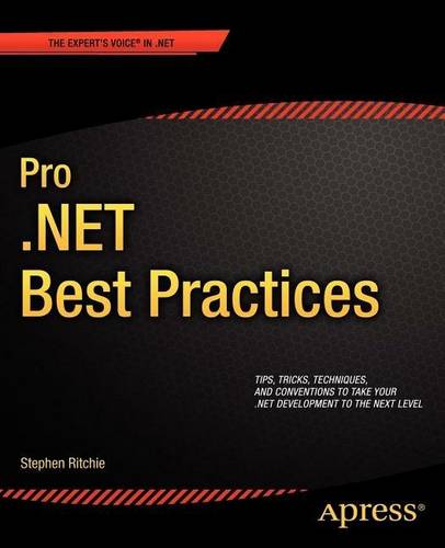 Pro .NET Best Practices  by Stephen Ritchie at Abbey's Bookshop, 
