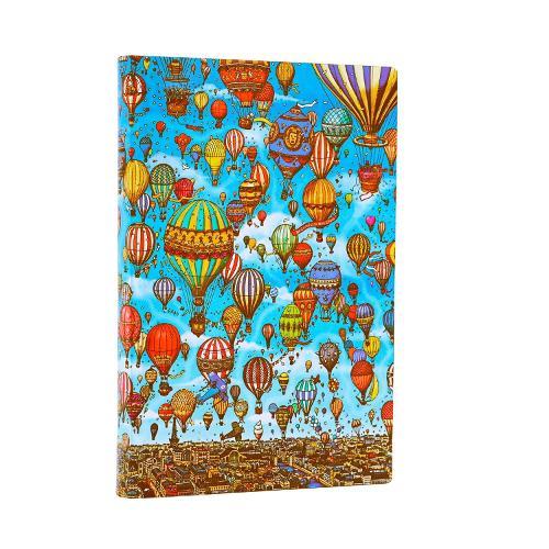 Balloon Festival (Pierre the Maze Detective) Mini Lined Softcover Flexi Journal (Elastic Band Closure)  by Paperblanks at Abbey's Bookshop, 