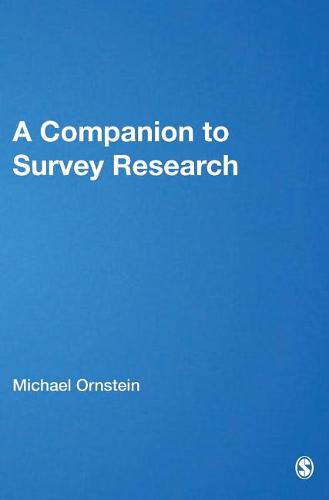 A Companion to Survey Research  by Michael D. Ornstein at Abbey's Bookshop, 
