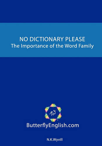 No Dictionary Please: The Importance of the Family Word SALE PRICE WHILE STOCK LASTS  by G Anstey at Abbey's Bookshop, 