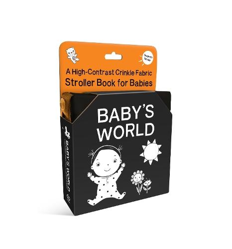 Baby's World: A High-Contrast Crinkle Fabric Stroller Book for Babies  by duopress at Abbey's Bookshop, 