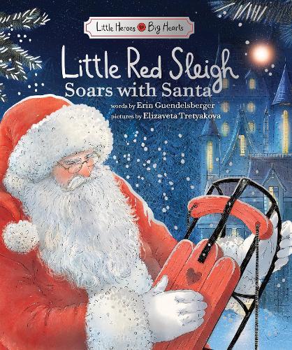 Little Red Sleigh Soars with Santa  by Erin Guendelsberger at Abbey's Bookshop, 