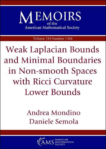 Weak Laplacian Bounds and Minimal Boundaries in Non-smooth Spaces with Ricci Curvature Lower Bounds  by Andrea Mondino at Abbey's Bookshop, 