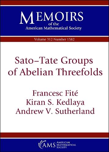 Sato-Tate Groups of Abelian Threefolds  by Francesc Fite at Abbey's Bookshop, 