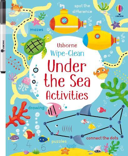 Wipe-Clean Under the Sea Activities  by Kirsteen Robson at Abbey's Bookshop, 